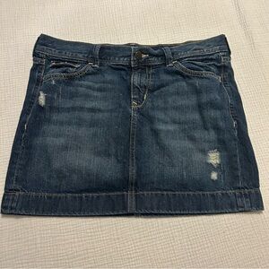 Vintage 2009 Old Navy Denim Mini Skirt Sz M Medium 8